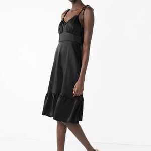 NWT Women's Nine West Strappy Empire Midi Dress XL